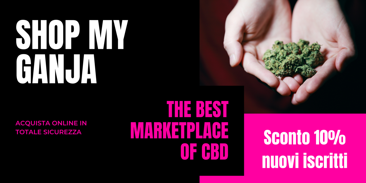 Shop My Ganja, marketplace CBD: acquisto online in sicurezza e promozione nuovi iscritti